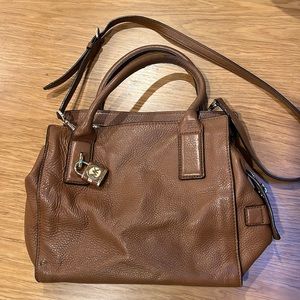 Michael Kors tan leather bag